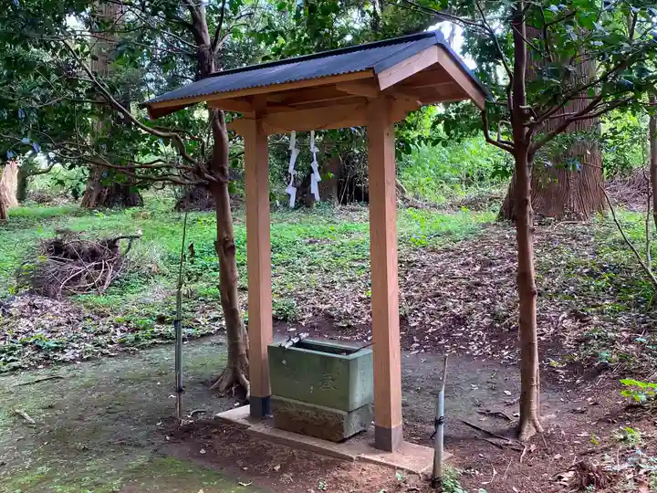 老尾神社の手水舎