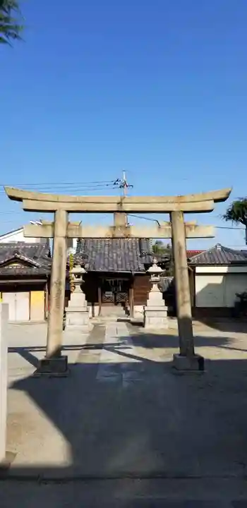 八幡神社の鳥居