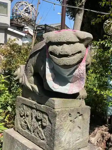 菊田神社の狛犬