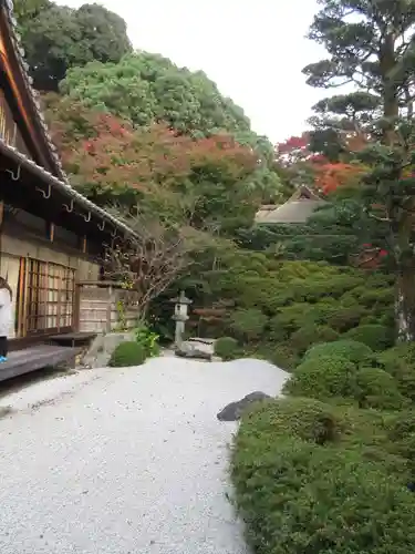 金福寺の庭園