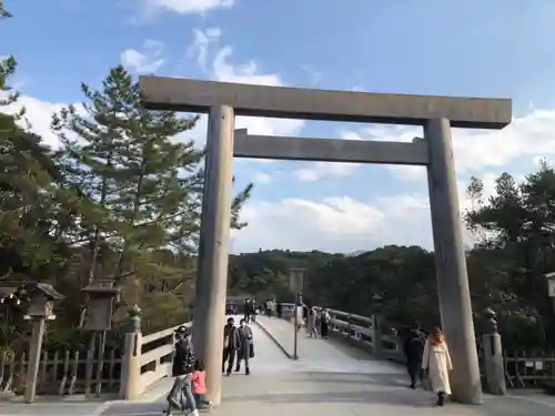 伊勢神宮内宮（皇大神宮）の鳥居