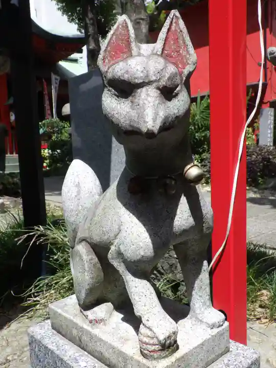 大島稲荷神社の狛犬