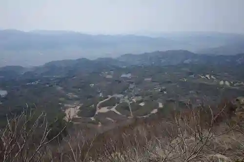 飯縄神社 奥社の景色