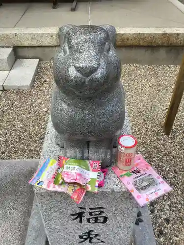 三輪神社の狛犬