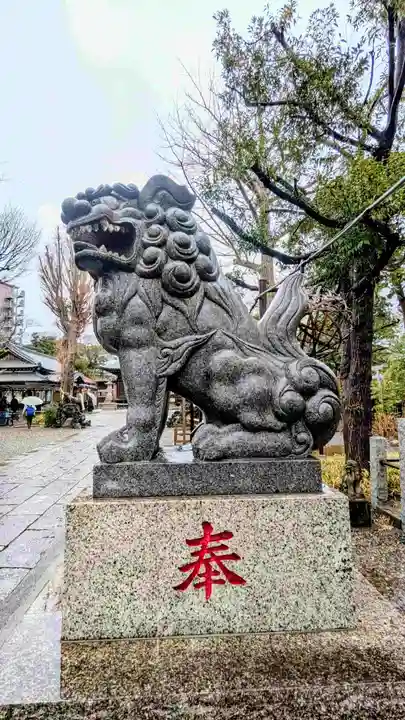 菊田神社の狛犬