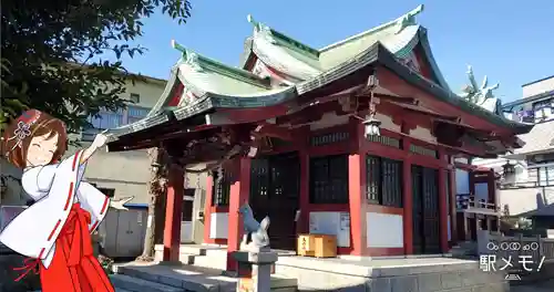 篠原稲荷神社の本殿・本堂