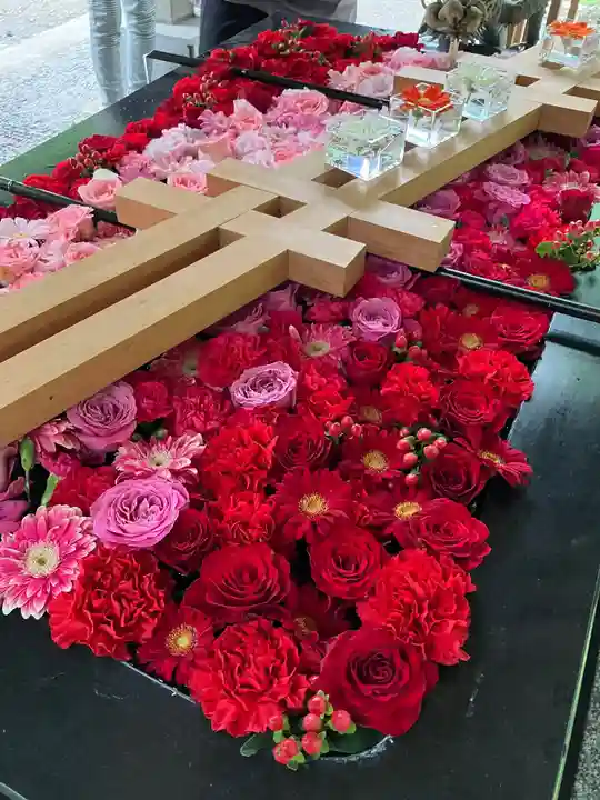 帯廣神社の手水舎