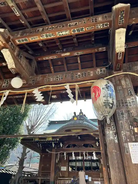 下谷神社の山門・神門