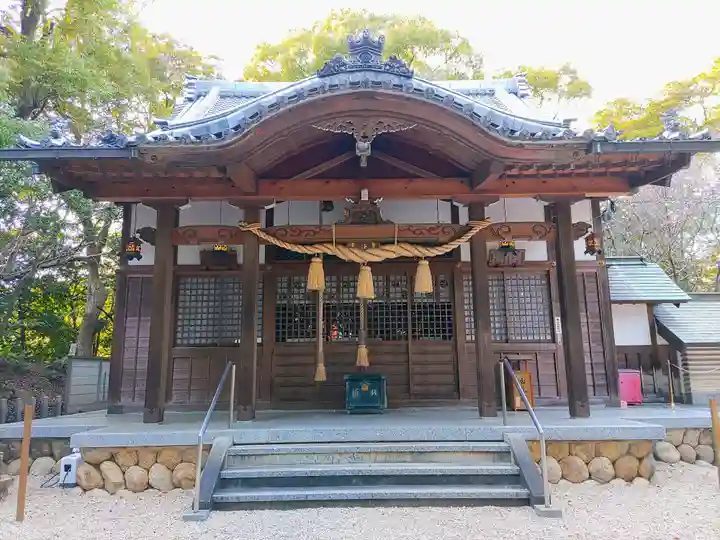 鵜森神社の本殿・本堂
