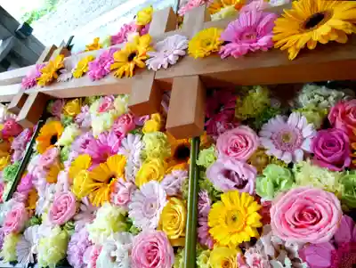 帯廣神社の手水舎