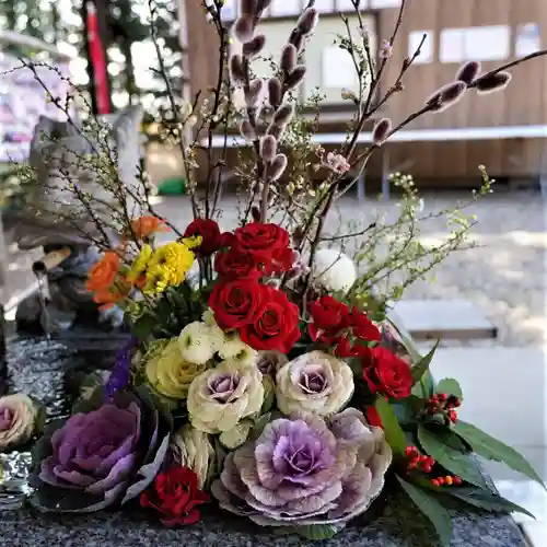 滑川神社 - 仕事と子どもの守り神の手水舎