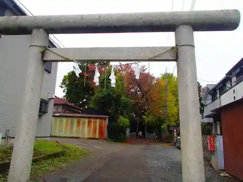 岩槻愛宕神社の鳥居