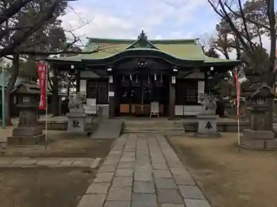 長柄八幡宮の本殿・本堂