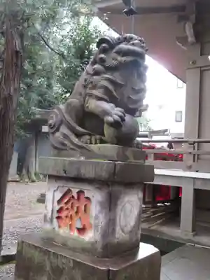 上目黒氷川神社の狛犬