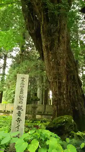 観音寺（寺山観音）の自然