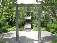 鉄道神社の鳥居