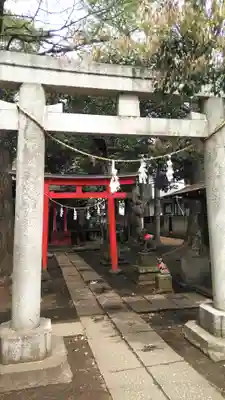 松庵稲荷神社の鳥居
