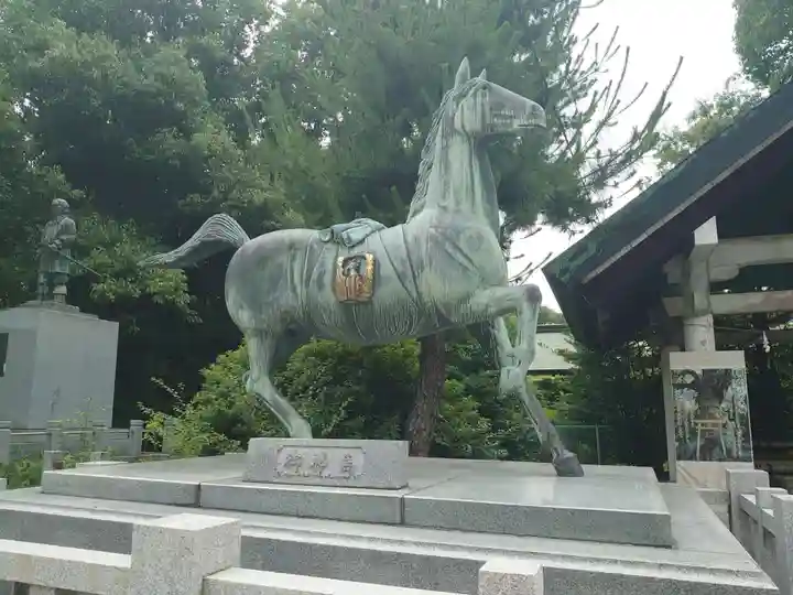 和泉國一之宮 大鳥大社の狛犬