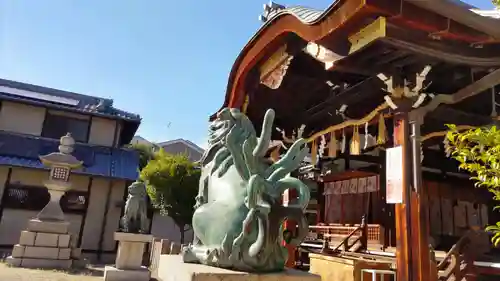 野田恵美須神社の狛犬