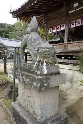 河上神社の狛犬