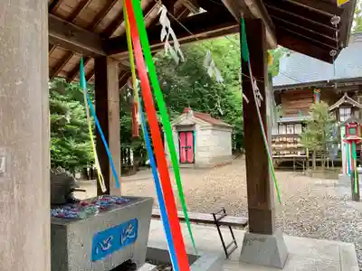 滑川神社 - 仕事と子どもの守り神の手水舎