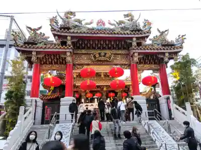 横濱関帝廟の本殿・本堂