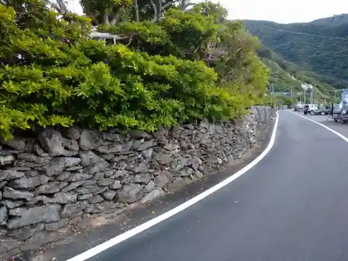 西古見金刀比羅神社の周辺