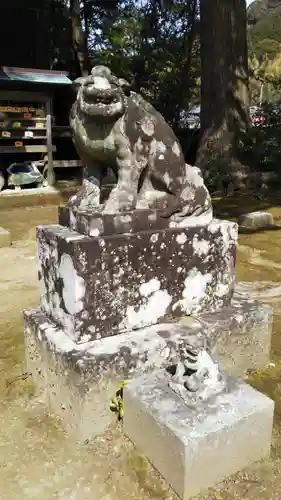 川津来宮神社の狛犬