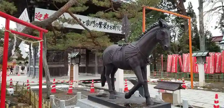 竹駒神社の狛犬