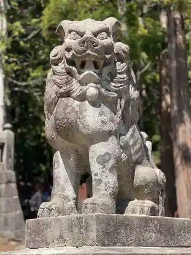 岩木山神社の狛犬