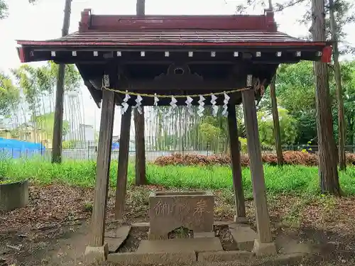 下宿八幡神社の手水