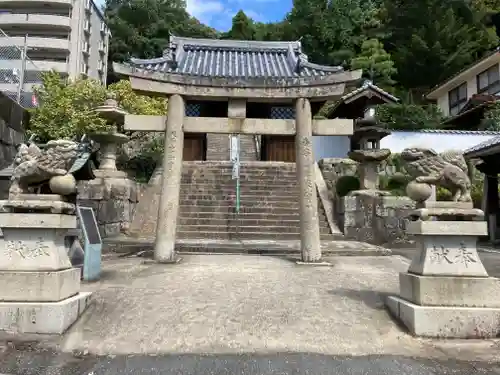 尾長天満宮の鳥居
