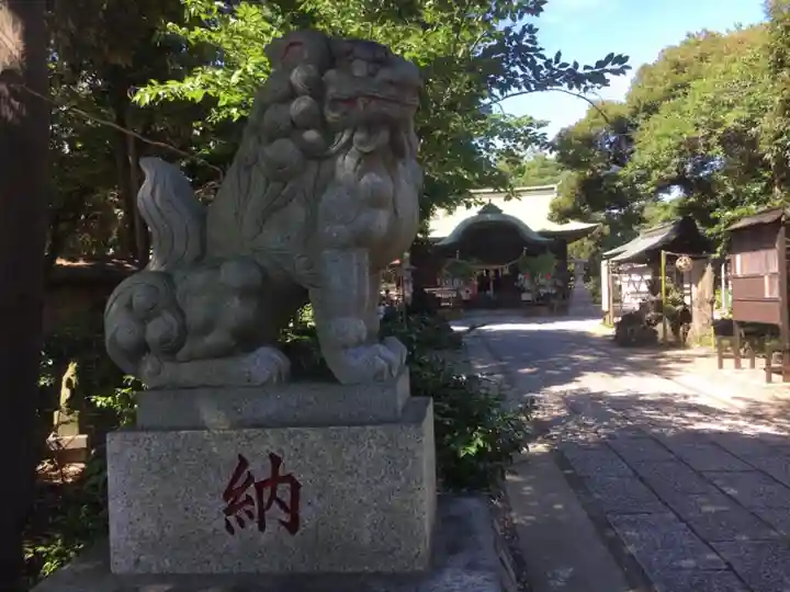 菊田神社の狛犬