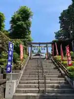 中野沼袋氷川神社の鳥居