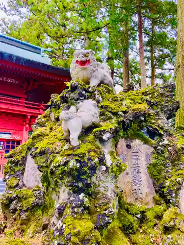 富士山東口本宮 冨士浅間神社の狛犬