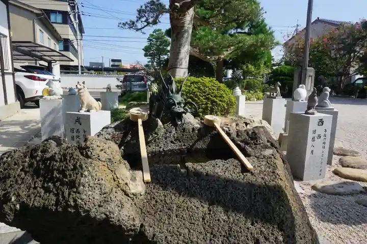 松江宗忠神社の手水舎