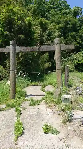 鹽竈神社　旧社殿の鳥居