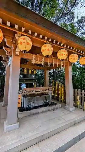 検見川神社の手水舎