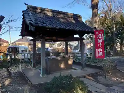篠原八幡神社の手水舎