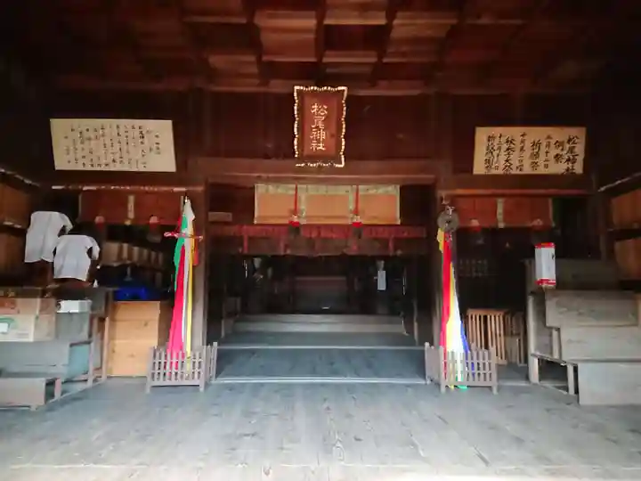 松尾神社の本殿・本堂