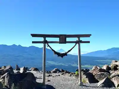 車山神社の鳥居