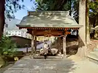 河口浅間神社の手水舎