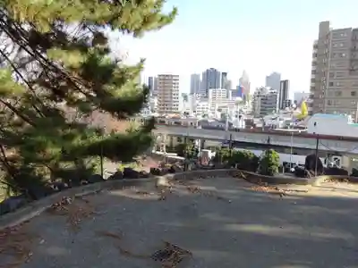 品川神社の景色