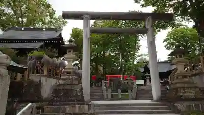 安積國造神社の鳥居