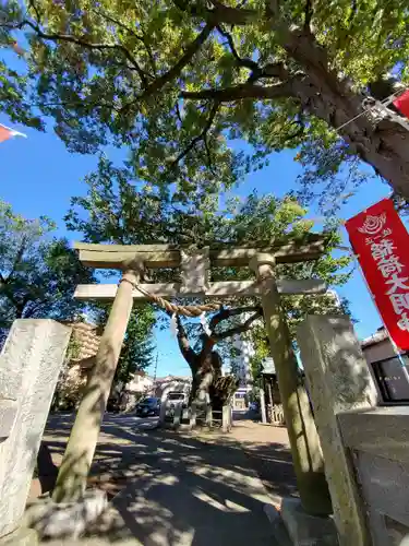 阿邪訶根神社の鳥居