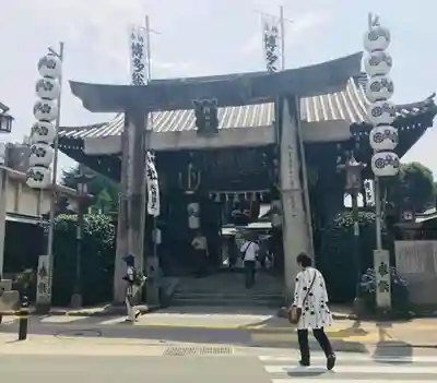 櫛田神社の鳥居