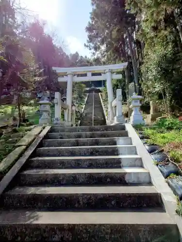 白山神社の鳥居