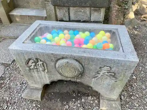 北澤八幡神社の手水