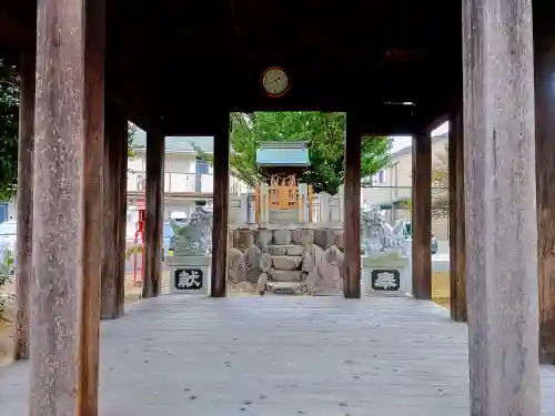 八幡社（丹陽町伝法寺）の本殿・本堂