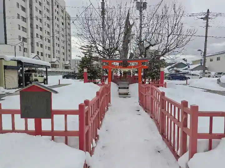 旭川銀座弁天神社の鳥居
